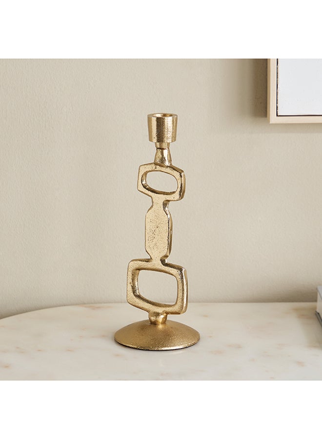 Home Box Modern Gold Aluminium Taper Candle Holder - Image 5